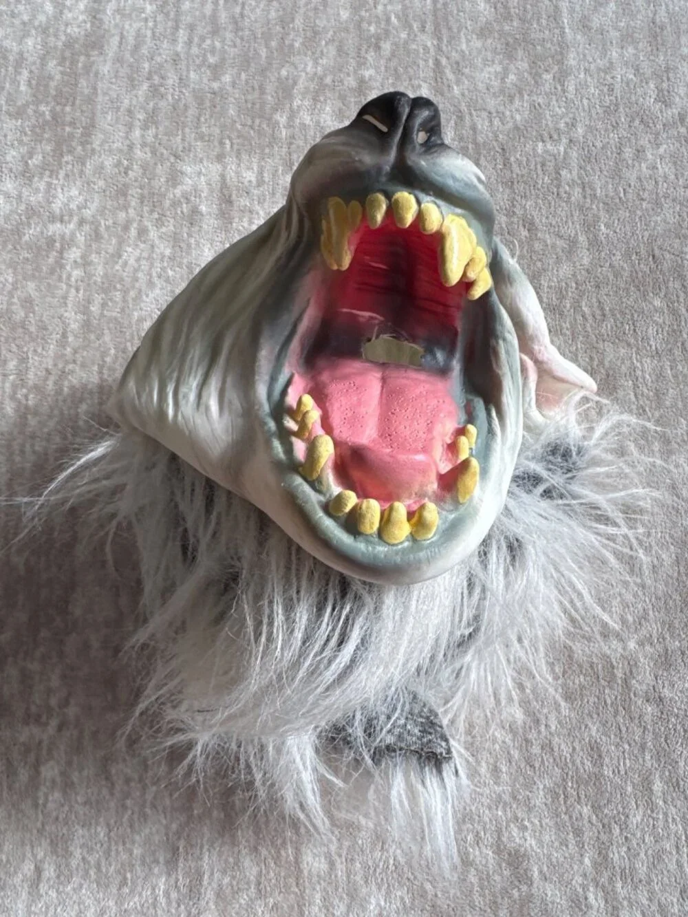 Vintage Werewolf Half Mask Realistic Details Cosplay Or Halloween Costume